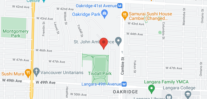 map of 415 618 W 45TH AVENUE